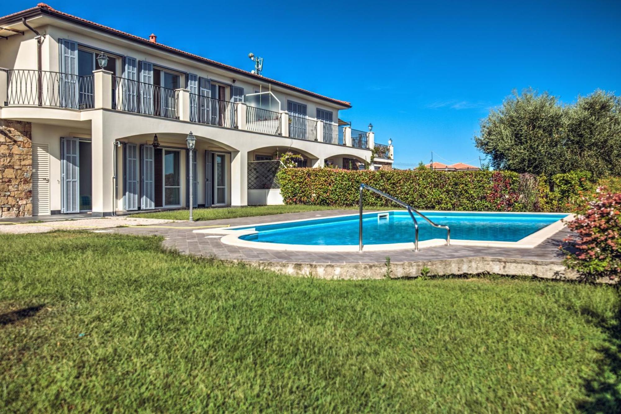 Villa Lucia Riviera Dei Fiori Pool - Happy Rentals Sanremo Exterior photo